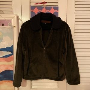 DAKINI Y2K Fuzzy Bomber Jacket Size L